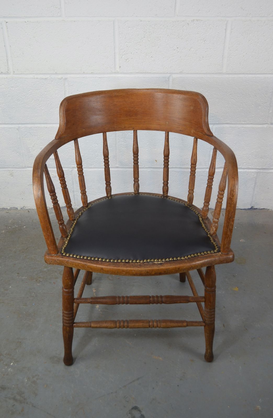 Early 20th Century Desk Chair, Upcycled photo vintage