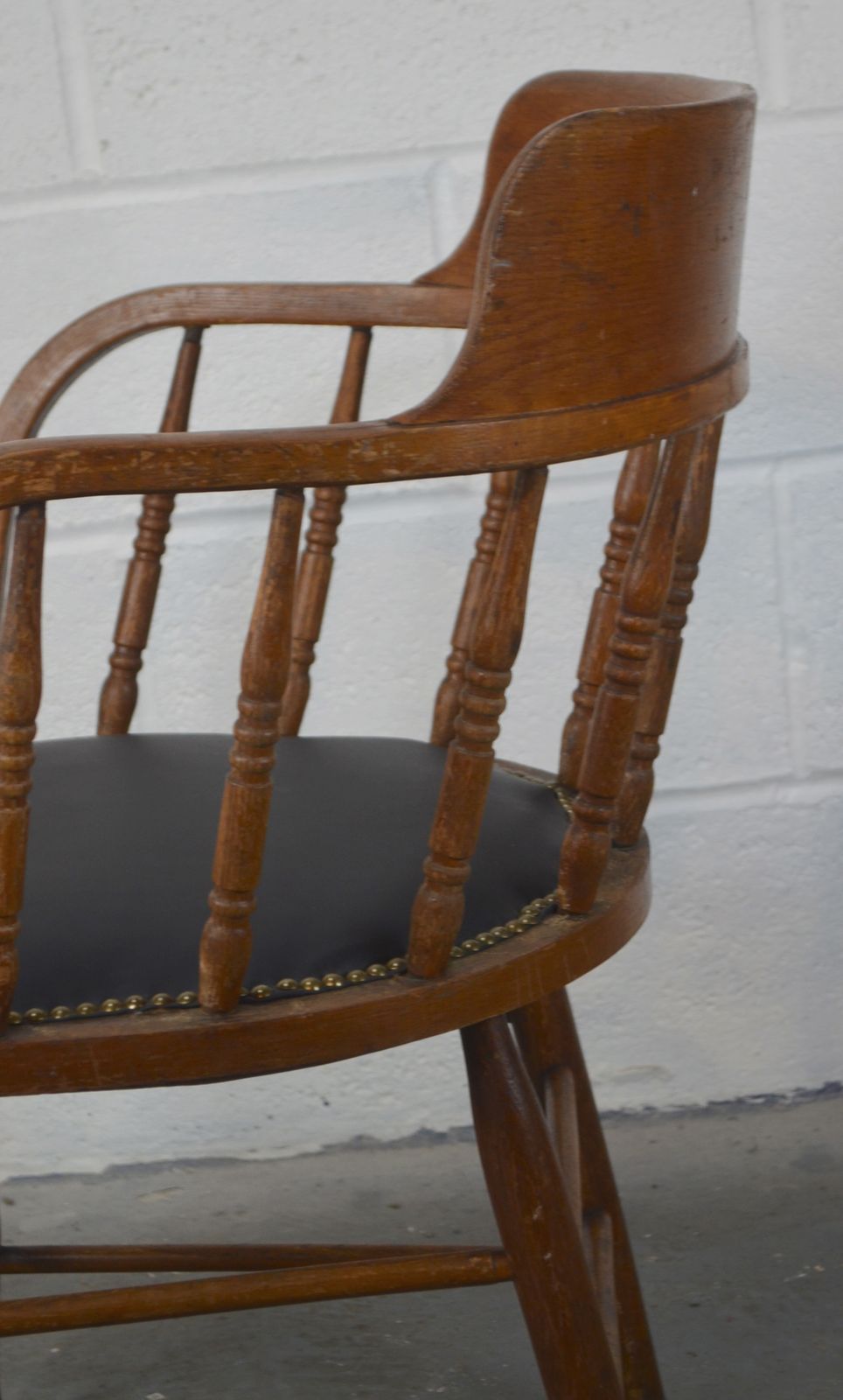 160.0 Early 20th Century Desk Chair, Upcycled photo