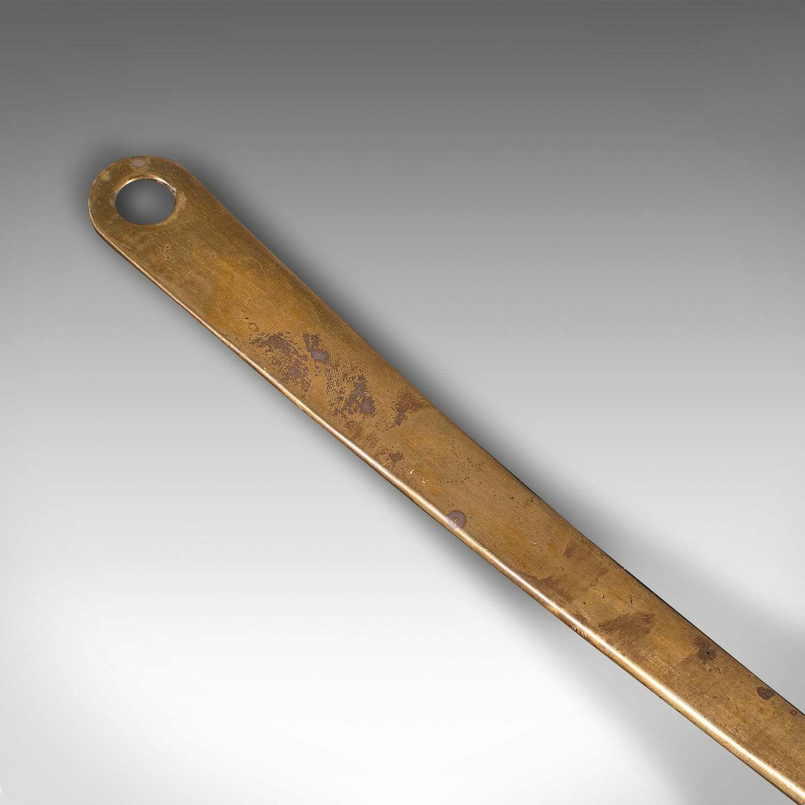 photo furniture Antique Fireplace Warmer, English, Brass Chestnut Roasting Plate, Georgian, 1800