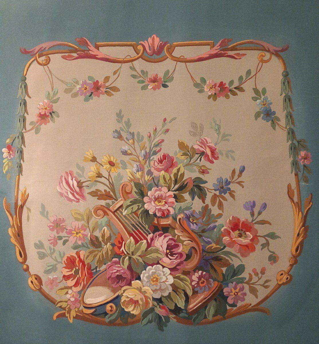 Study On Louis XVI Style Paper With Lyre Decoration photo Art