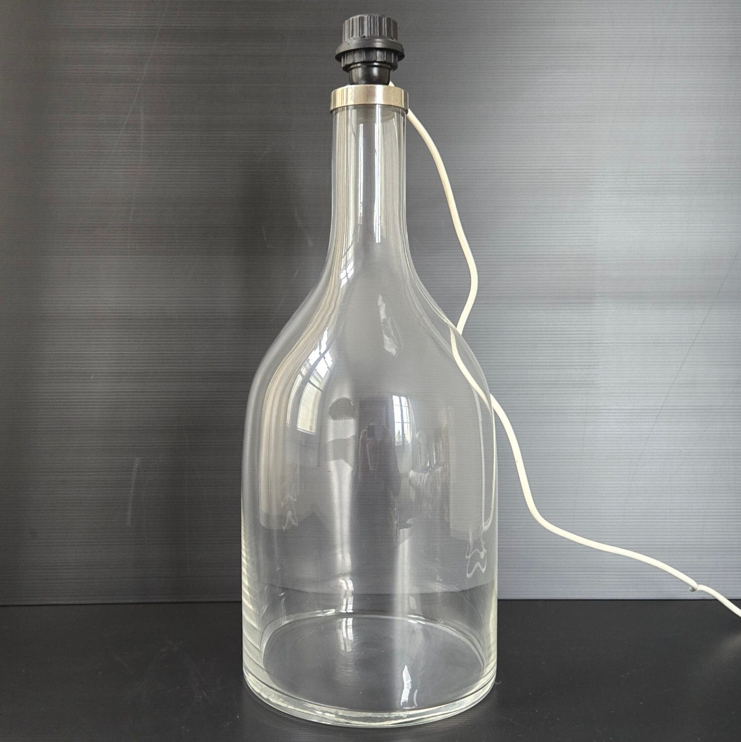 Vintage 1960 Large Bottle Of Ingo Maurer For Design M 60s Glass Lamp photo furniture