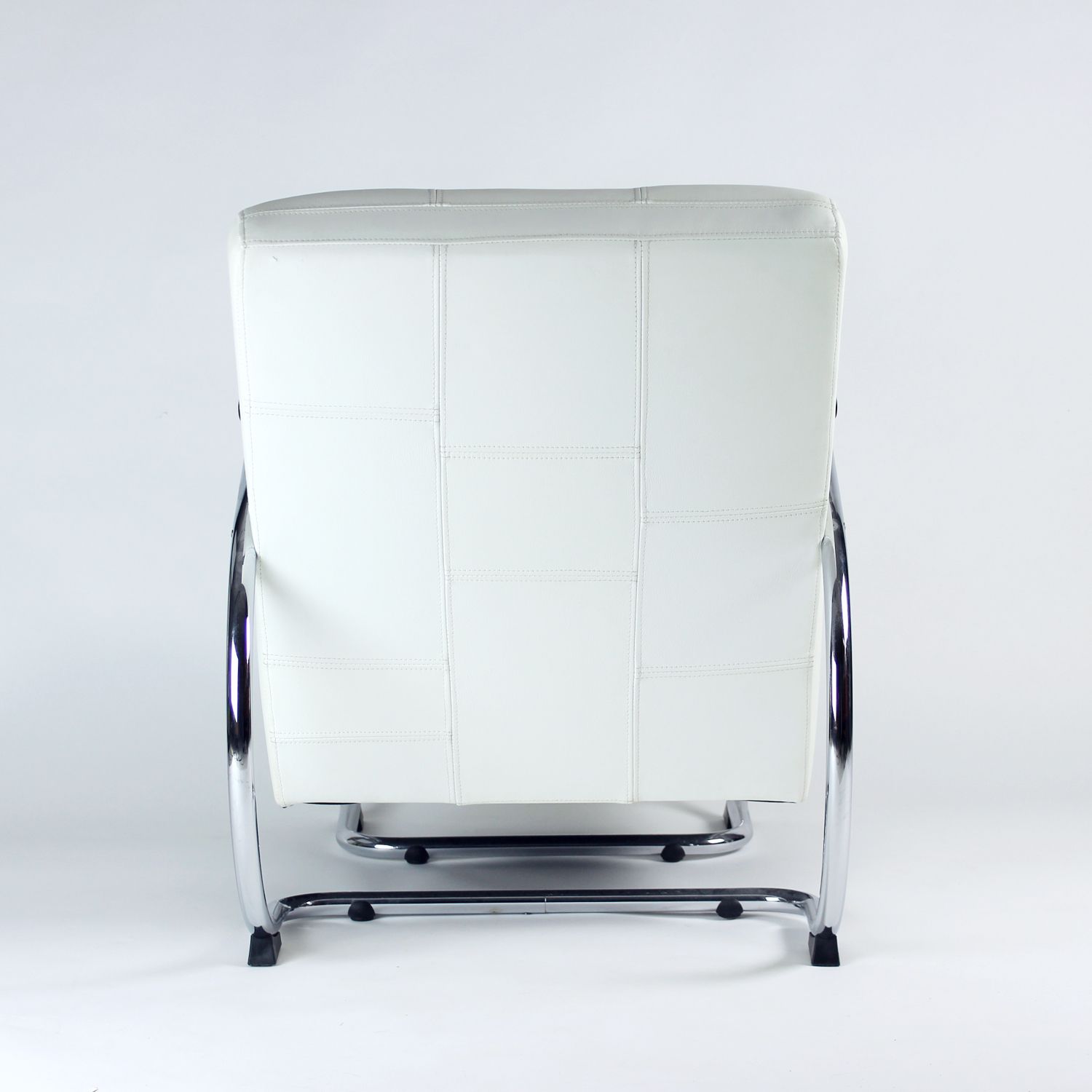 1930s Chrome & Leather Armchair By Hynek Gottwald, Czechoslovakia photo for sale