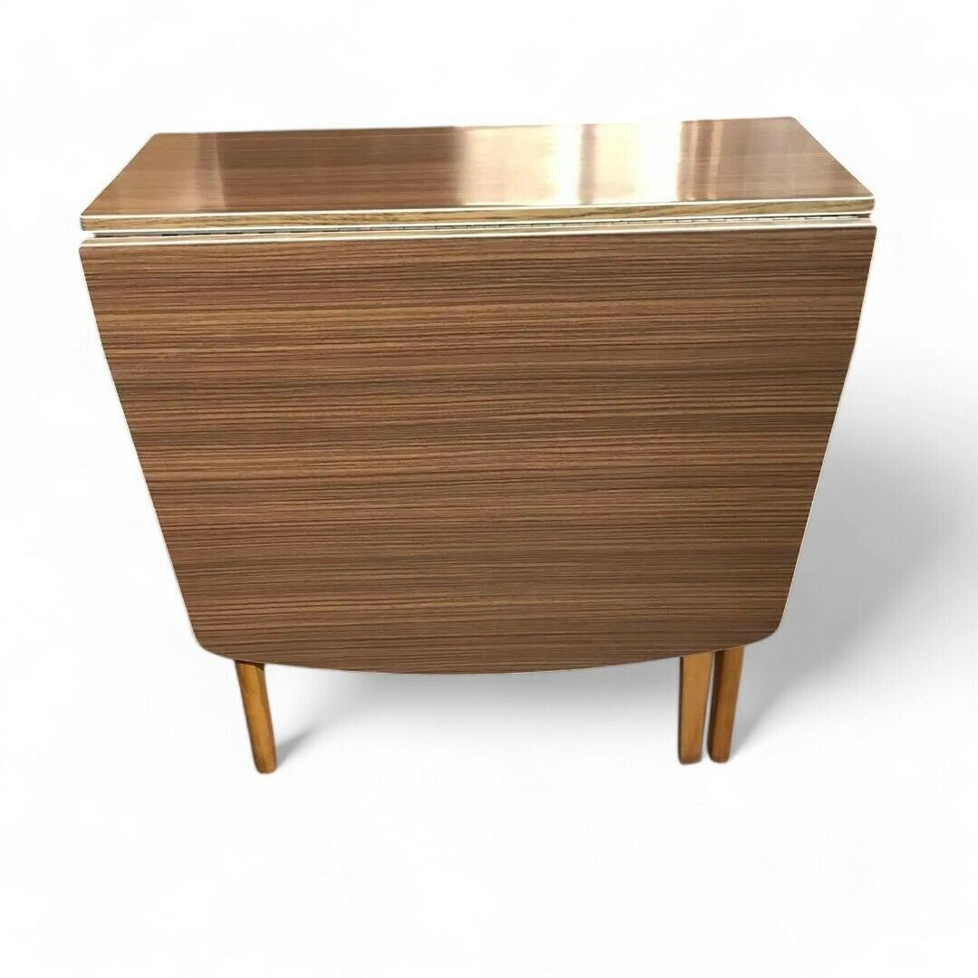 photo buy Mid Century Extending Kitchen Dining Table Beech Wood With Formica Top 1960s
