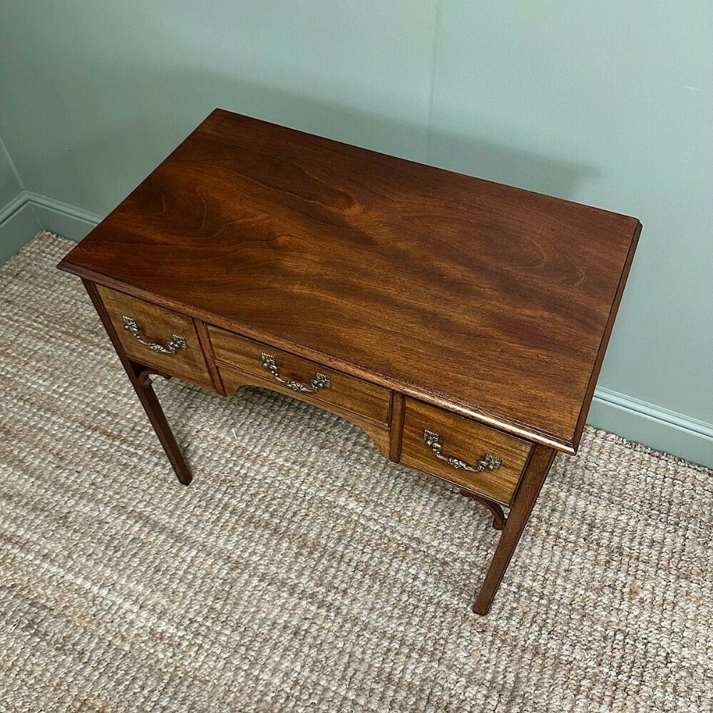 Country House Georgian Mahogany Antique Low Boy / Side Table photo Furniture