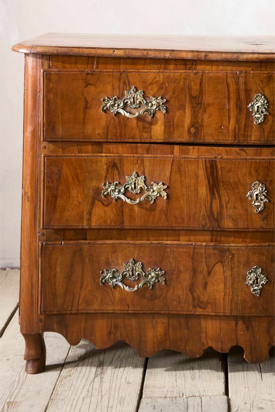 Rare 18th Century Maltese Olive Wood Chest Of Drawers photo furniture