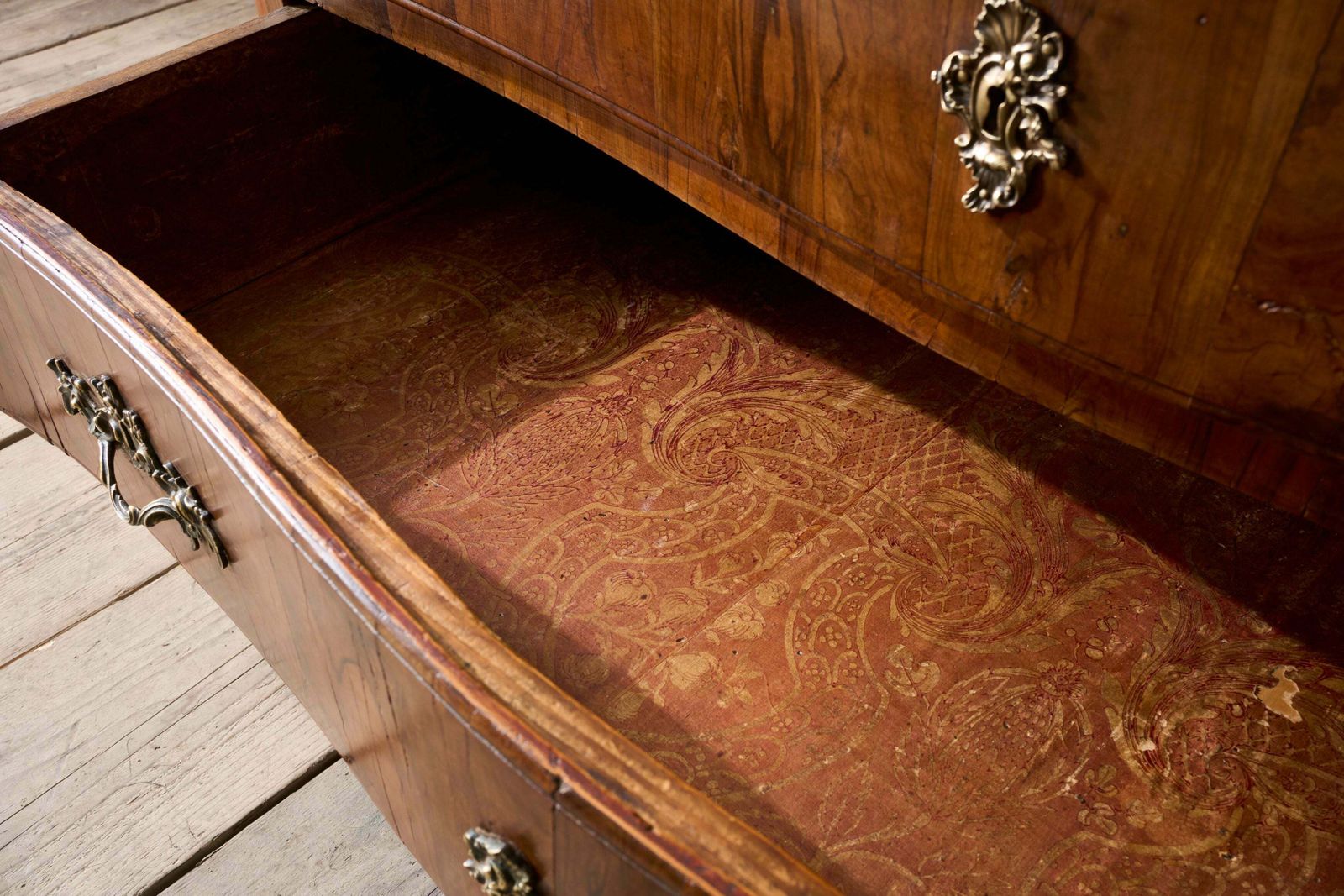 Rare 18th Century Maltese Olive Wood Chest Of Drawers photo 5630.0