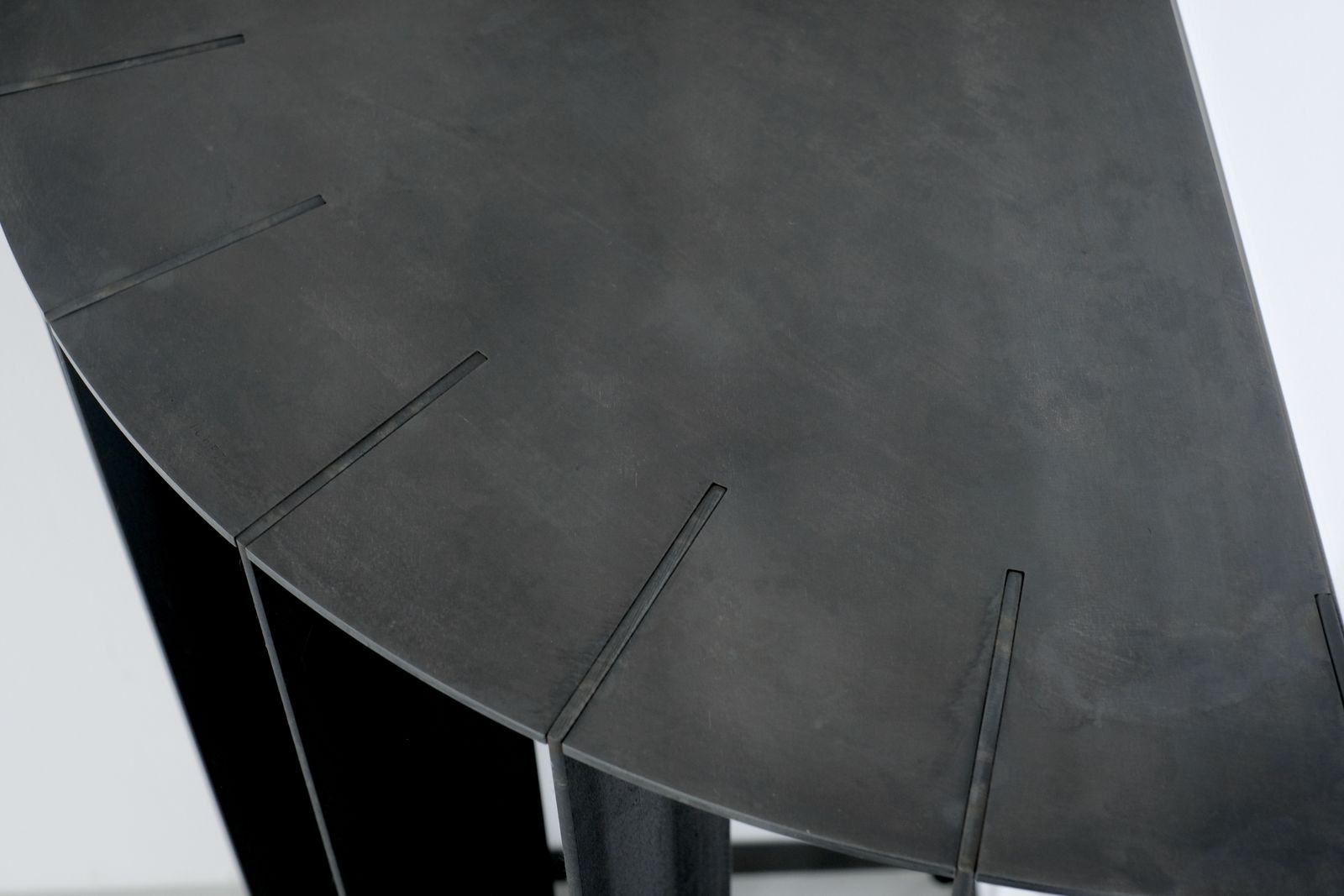 photo furniture Console "Blue Moon" By Franck Robichez For Dritsh, Paris 1990s.