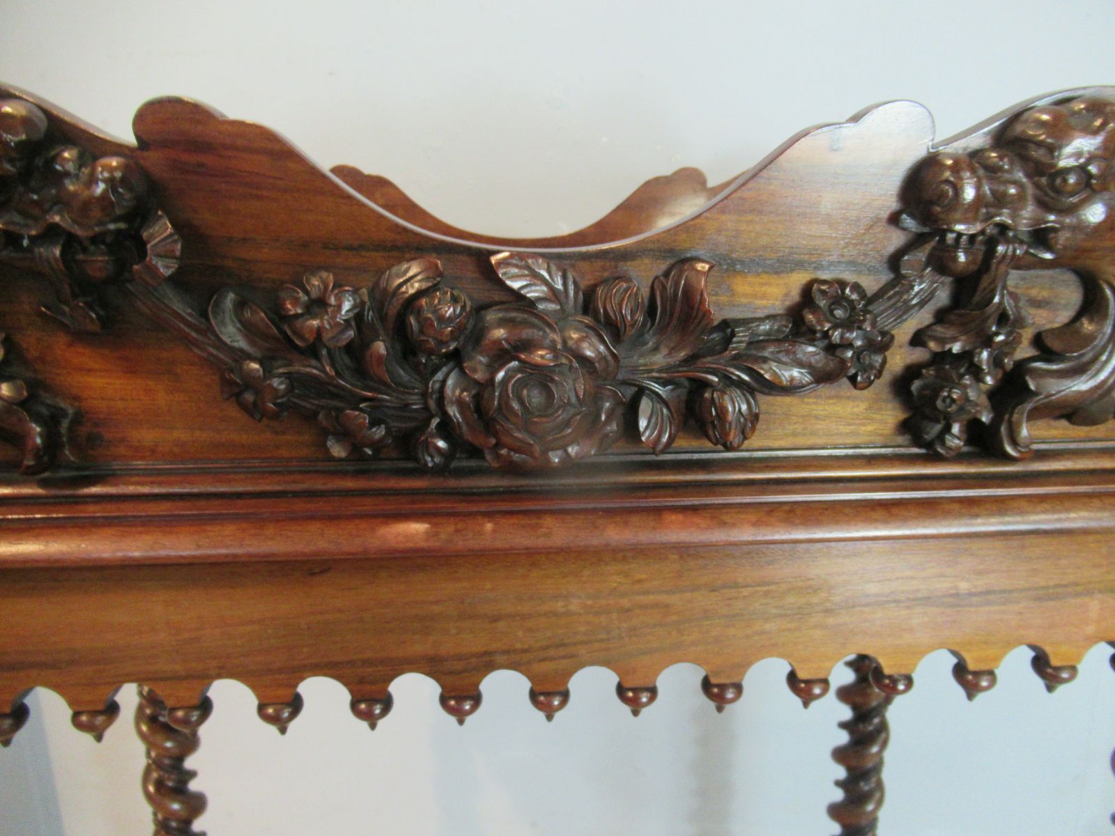 photo for sale 19th Century    Carved And Decorated Plant Holder