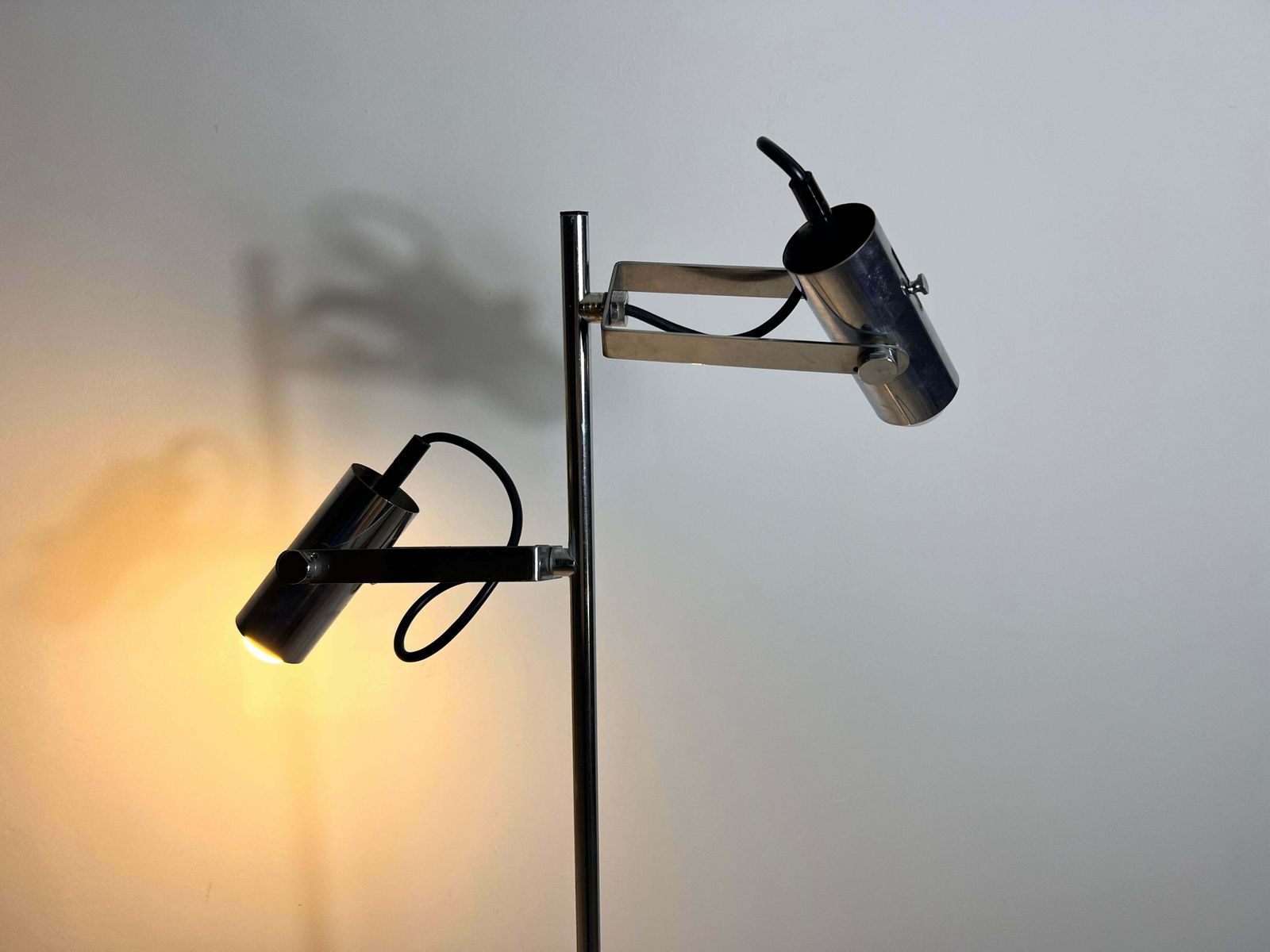 836.0 Midcentury Chrome Floor Lamp, Germany, 1970s photo