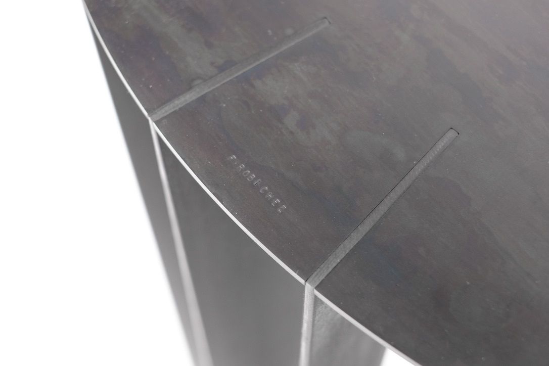 Console "Blue Moon " By Franck Robichez For Dritsh, Paris 1990s. photo vinterior