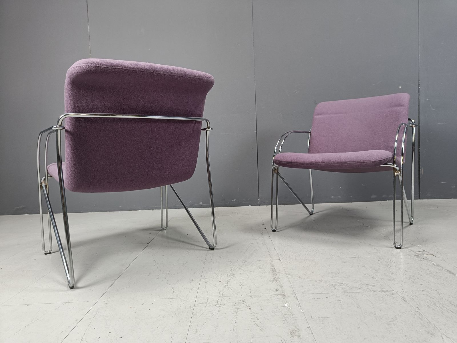 Danish Arm Chairs By Alfred Hofmann For Gispen/Labofa   1970s   Set Of 5 photo vintage