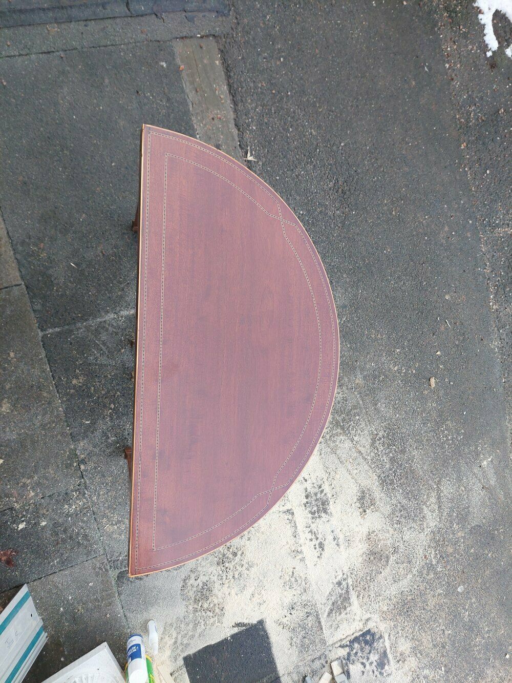 Edwardian Inlaid Mahogany Card Table photo for sale