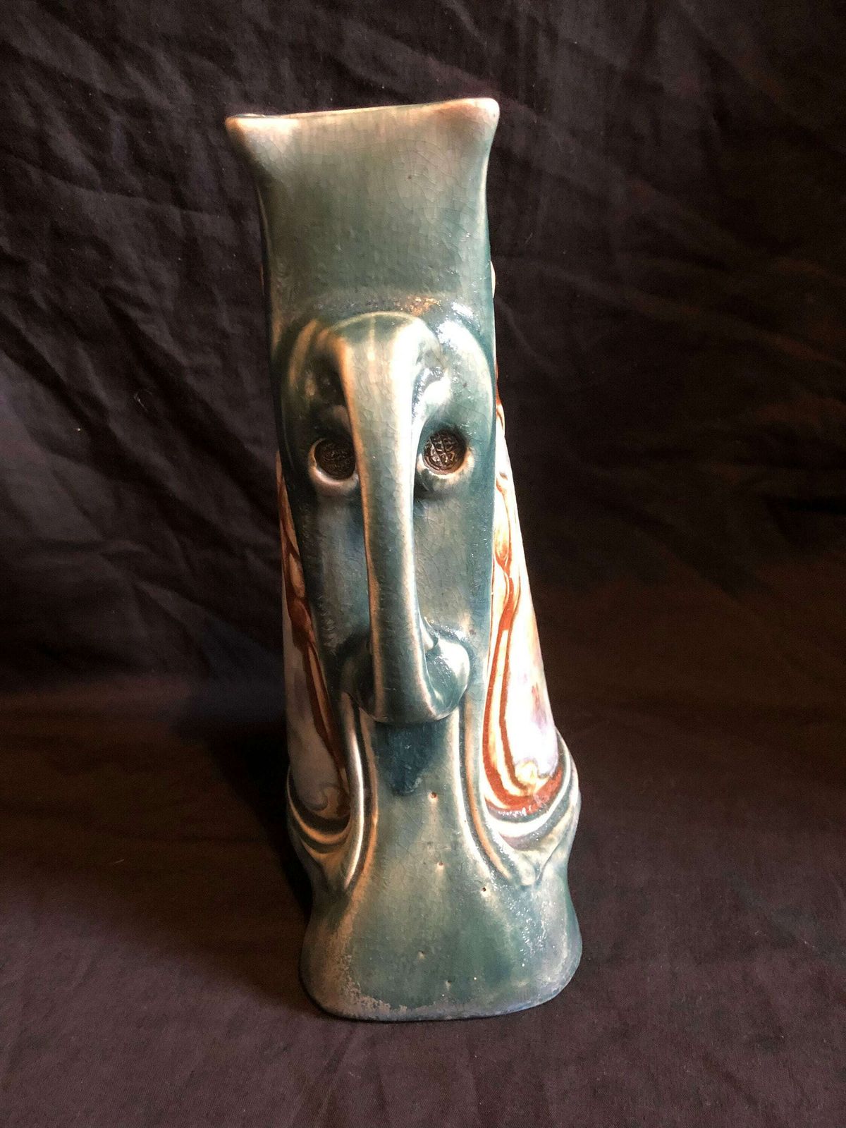 Bretby Art Nouveau Vase, 1800s photo Home Decor