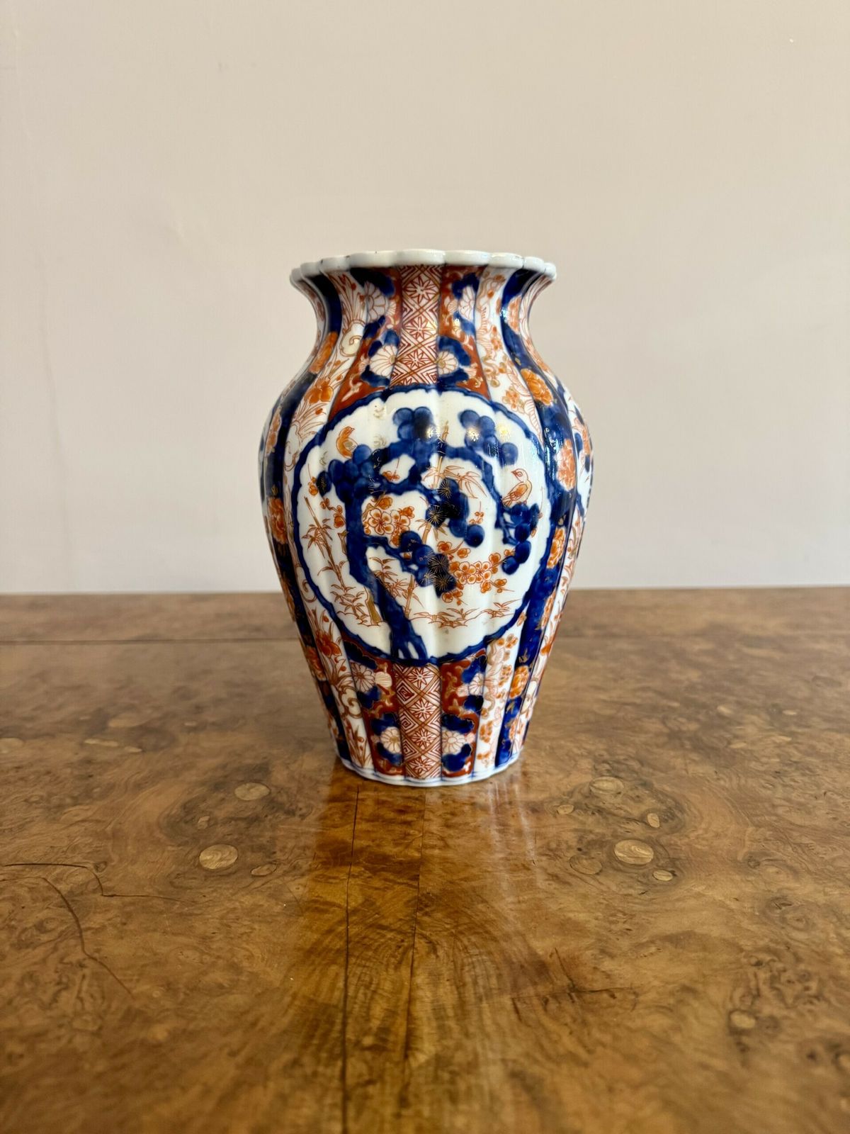 Wonderful Pair Of Antique Japanese Imari Shaped Vases photo 495.0