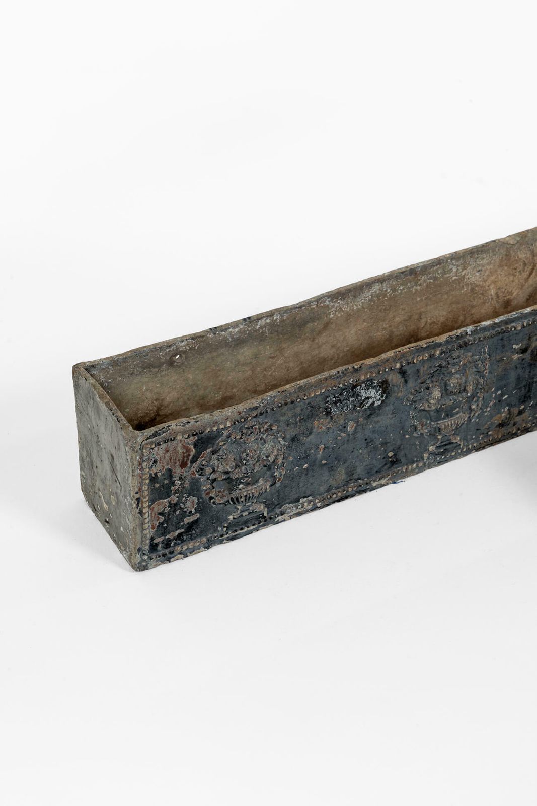 Pair Of Georgian Lead Planters photo for sale