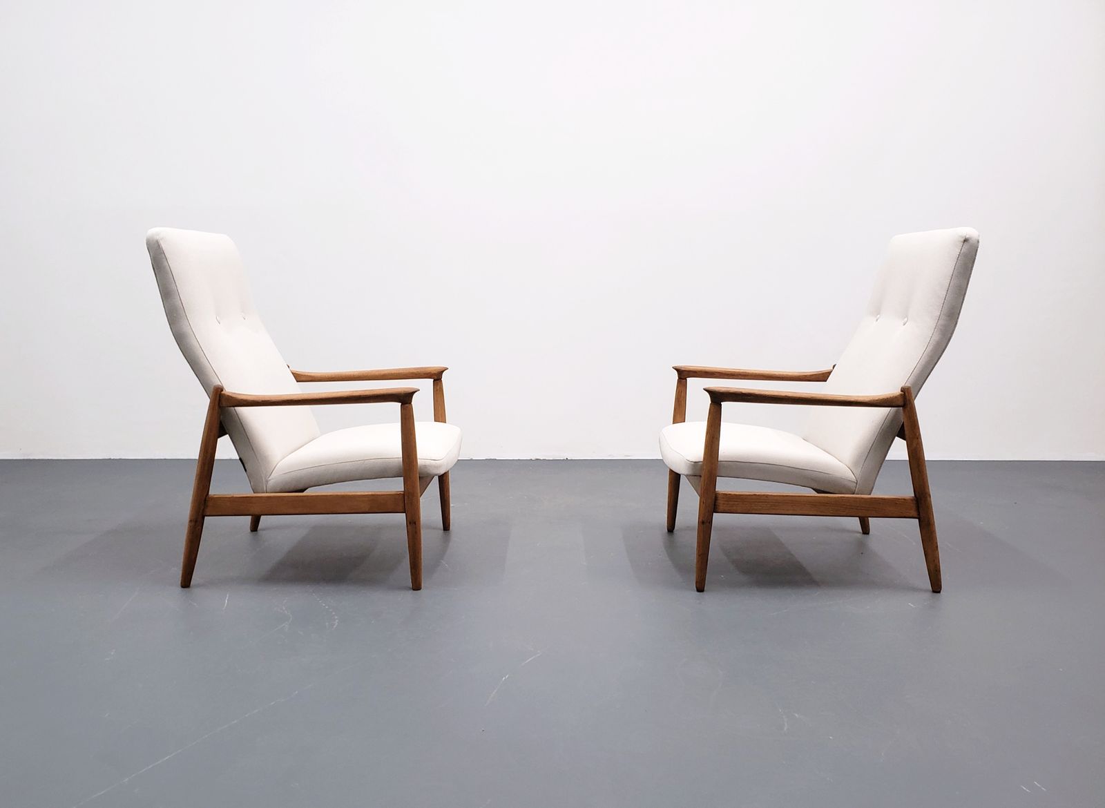 1965 Chair By Edmund Homa, Model Gfm 64 In Beige photo Furniture