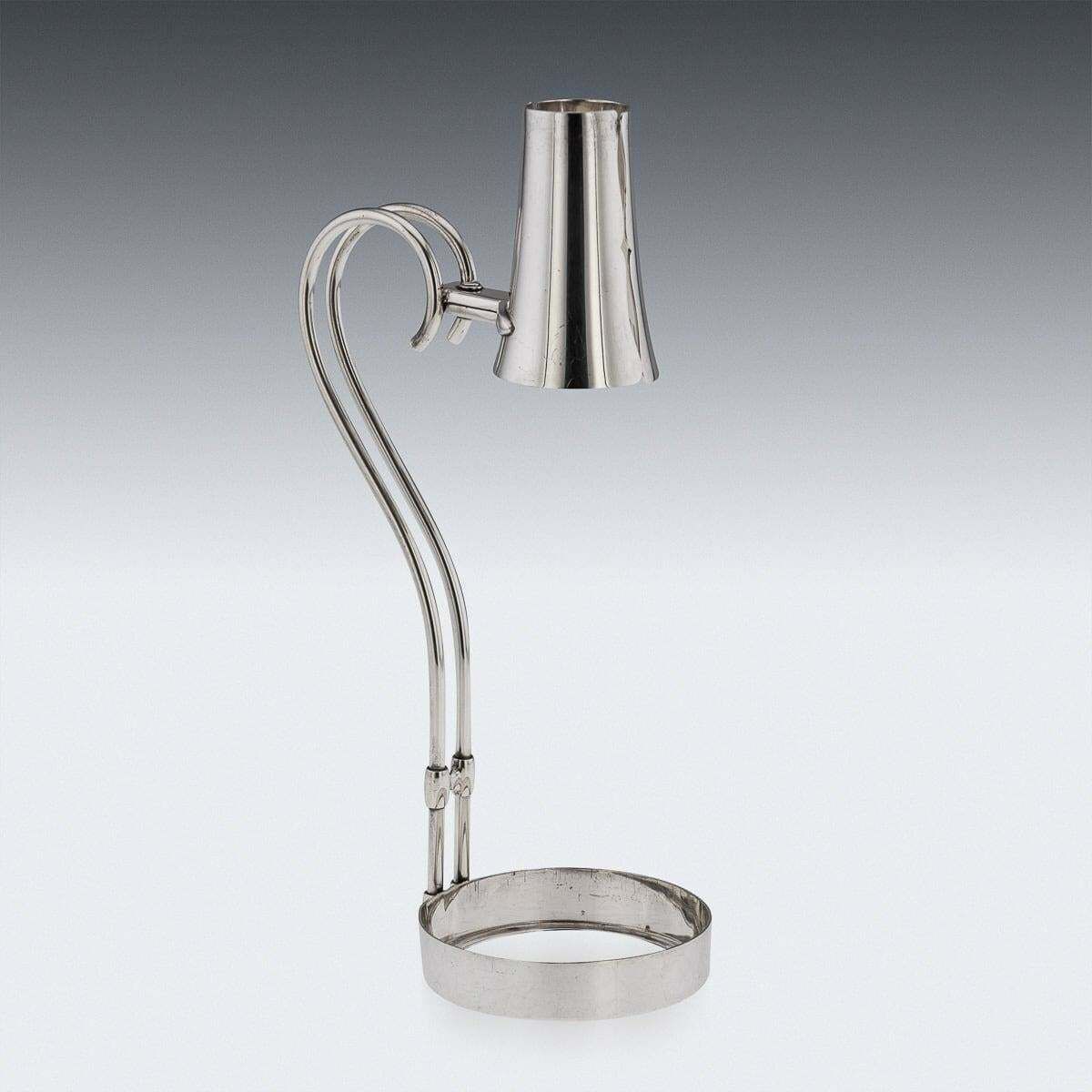 20th Century American Art Deco Cartier Solid Silver Wine Bottle Holder C.1920 photo 2525.0