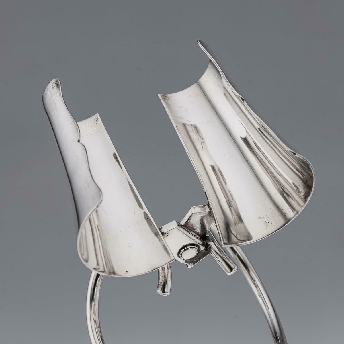 Home Decor 20th Century American Art Deco Cartier Solid Silver Wine Bottle Holder C.1920 photo