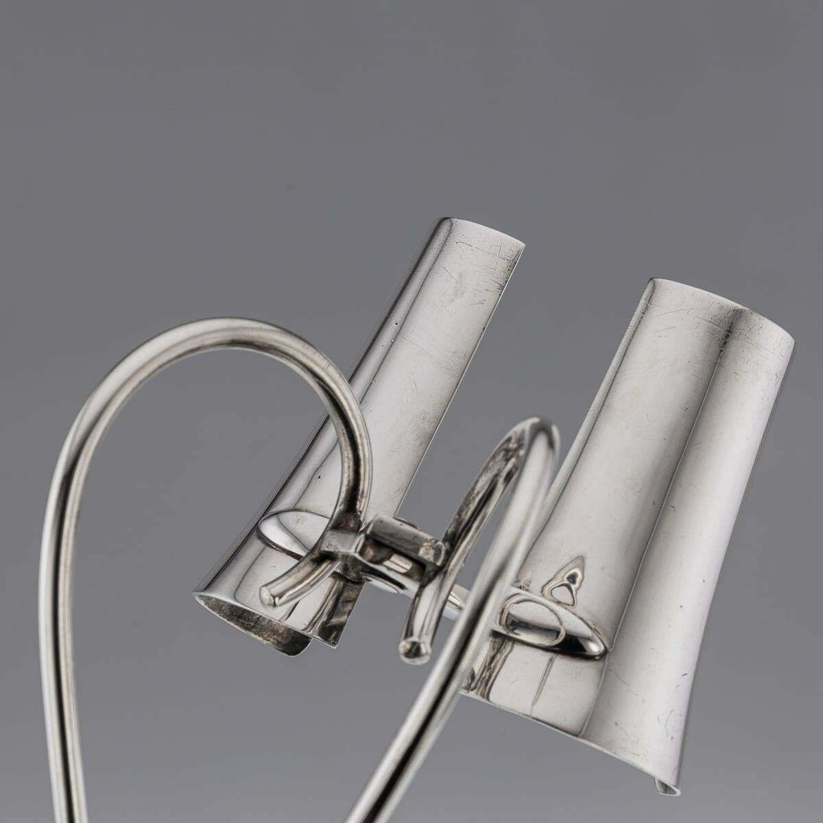 2525.0 20th Century American Art Deco Cartier Solid Silver Wine Bottle Holder C.1920 photo