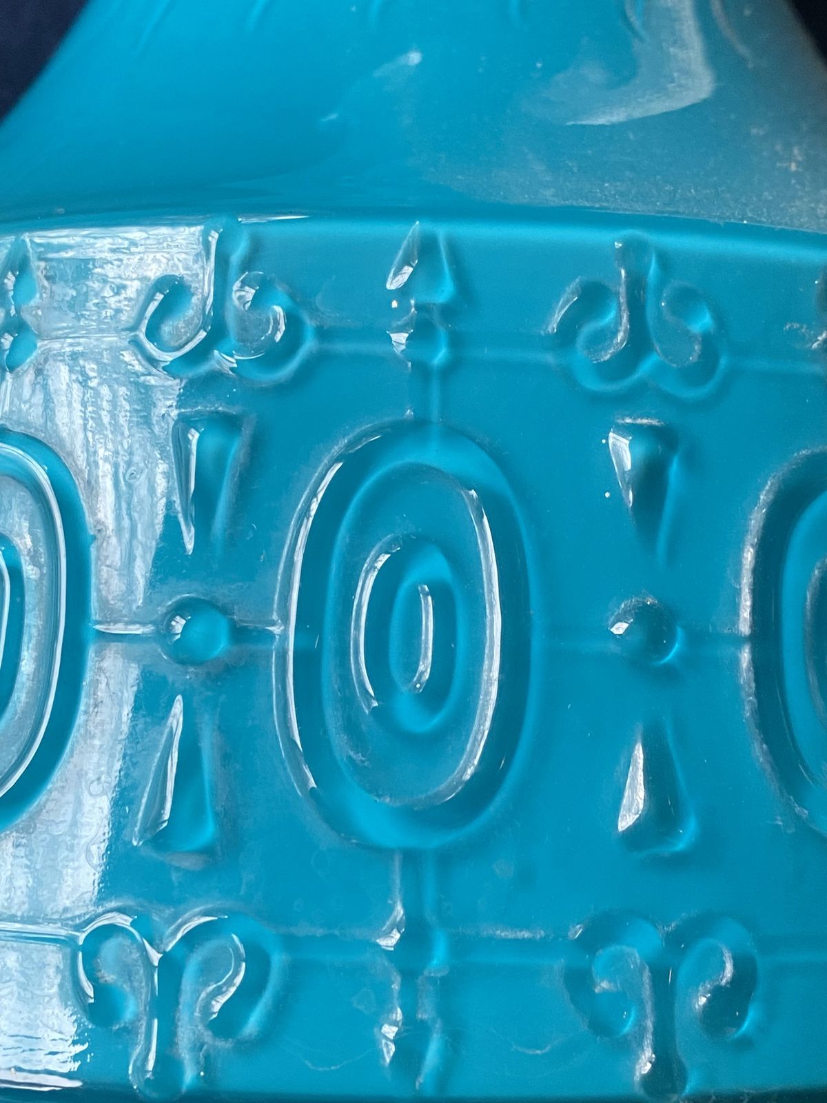 photo furniture Retro Stelvia (Empoli) Turquoise Jug Pitcher 1960s