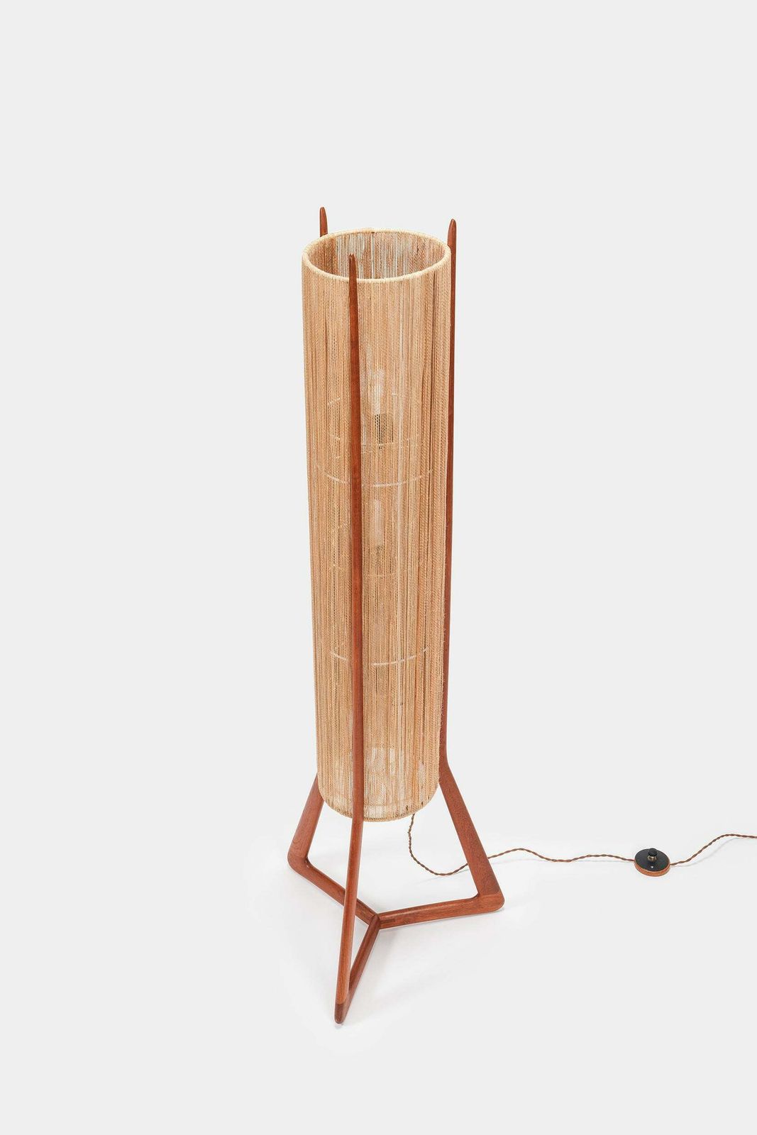 Attr. Peter Hvidt & Orla Mølgaard Nielsen Floor Lamp, Teak, 60s photo Lighting