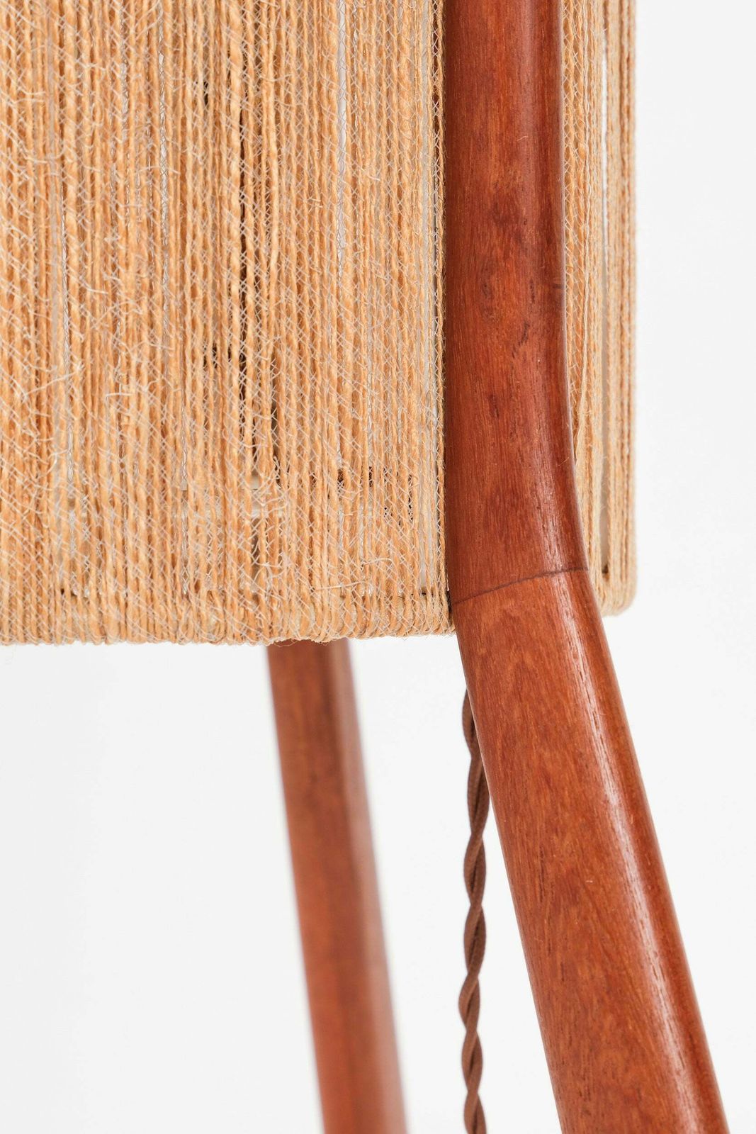 Attr. Peter Hvidt & Orla Mølgaard Nielsen Floor Lamp, Teak, 60s photo vintage