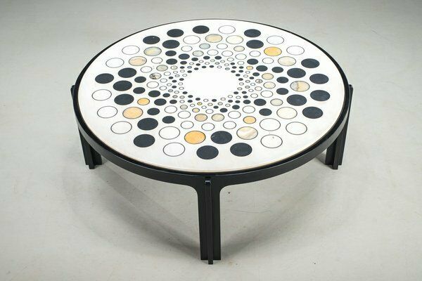 Vintage Ravenna Coffee Table In Marble By Heinz Lilienthal, 1970s
