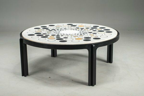 Vintage Ravenna Coffee Table In Marble By Heinz Lilienthal, 1970s photo vinterior