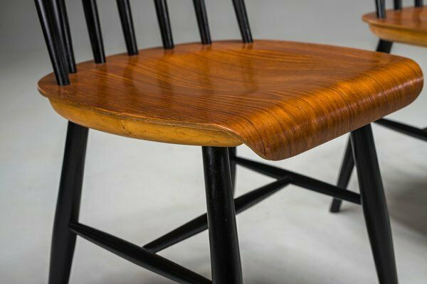 photo vinterior Fanett Dining Chairs Attributed To Ilmari Tapiovaara, 1960s, Set Of 5