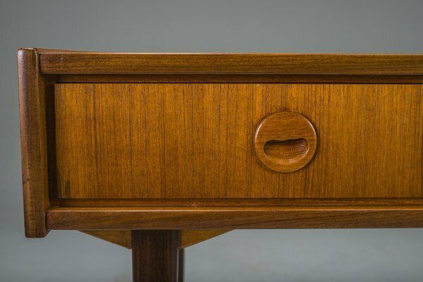photo furniture Mid Century Teak Desk Attributed To Bartels Works, 1960s