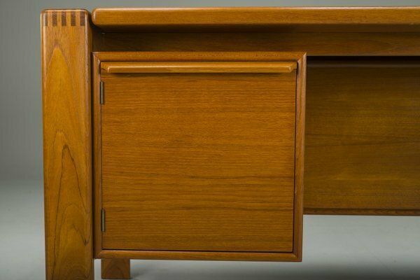 Mid Century Teak Freestanding Desk From Gv Møbler, 1960s photo for sale