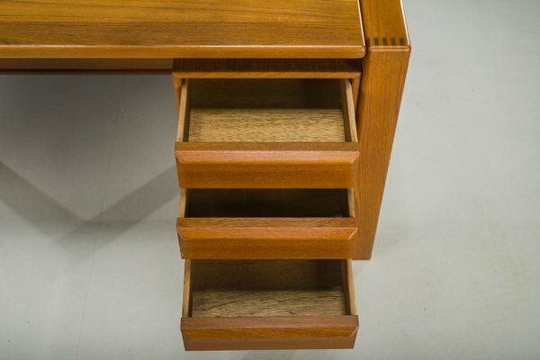 photo for sale Mid Century Teak Freestanding Desk From Gv Møbler, 1960s