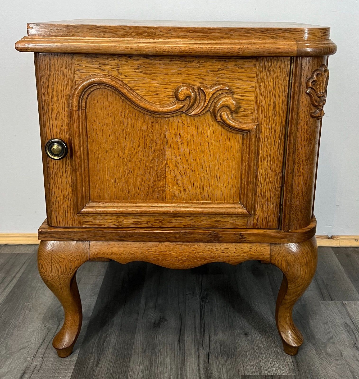 Pair Of French Louis XVI Bedside Tables Nightstands Cabinets Lot 3450 photo Furniture