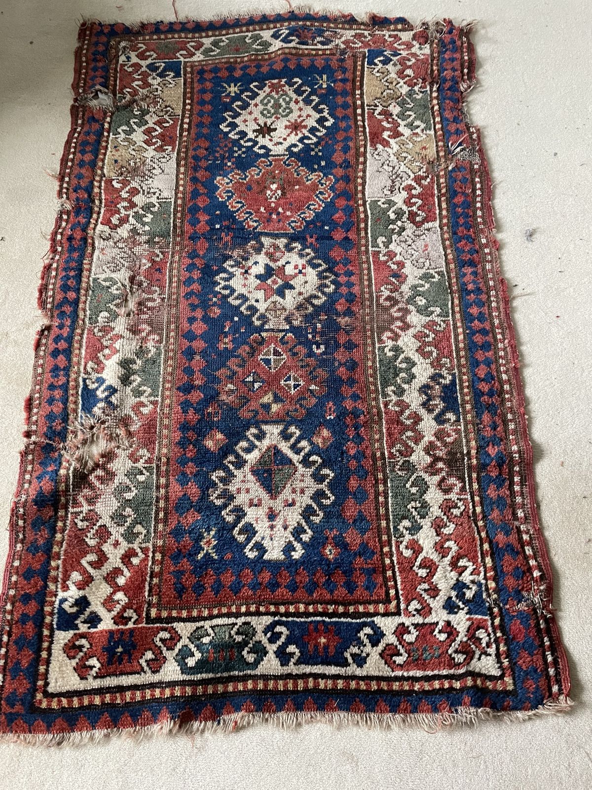 Antique Bordjalou Kazak Rug photo furniture