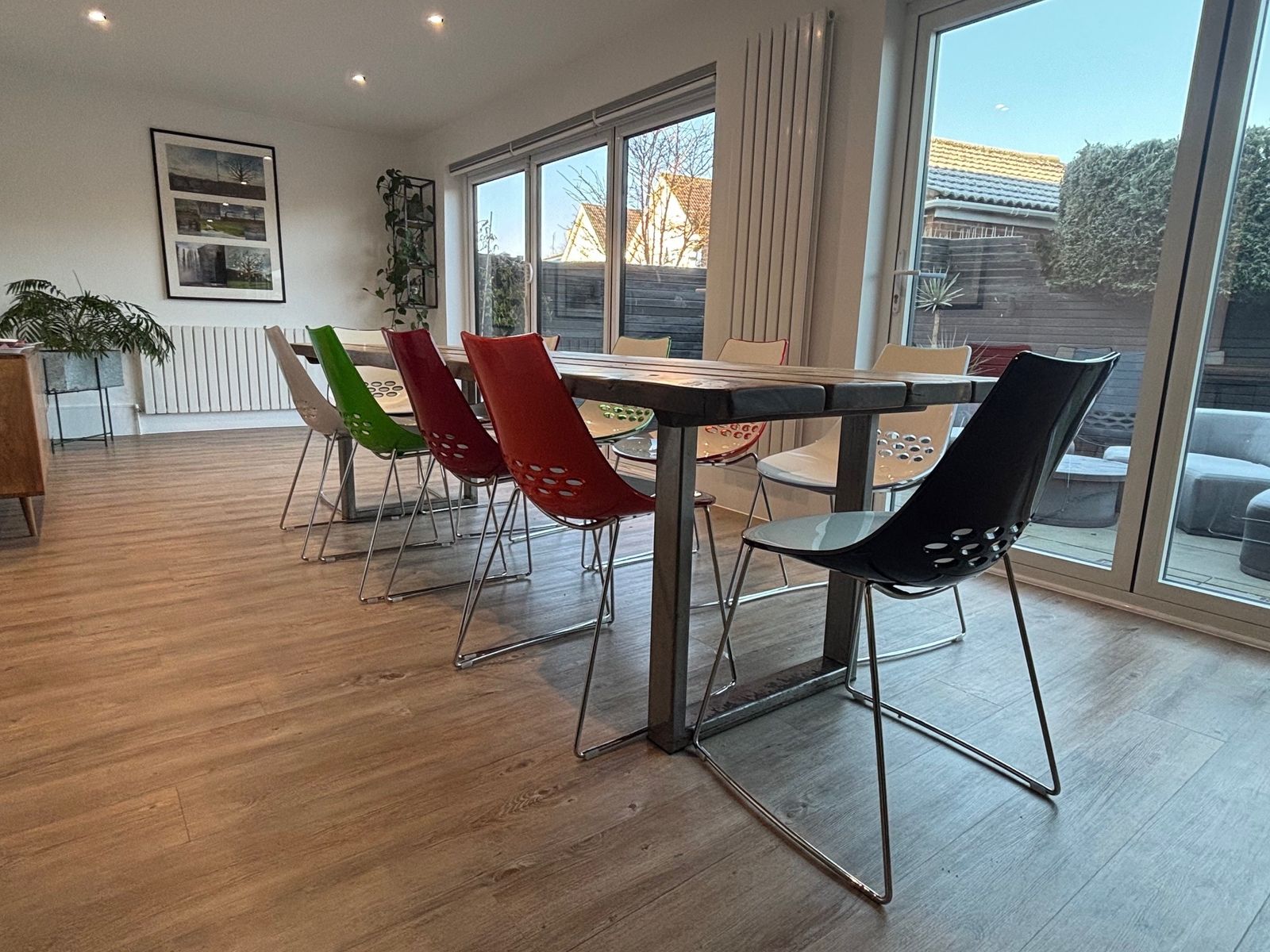 Calligaris Italian Modern Jam Chairs, 10 Available, £100 Each photo Furniture