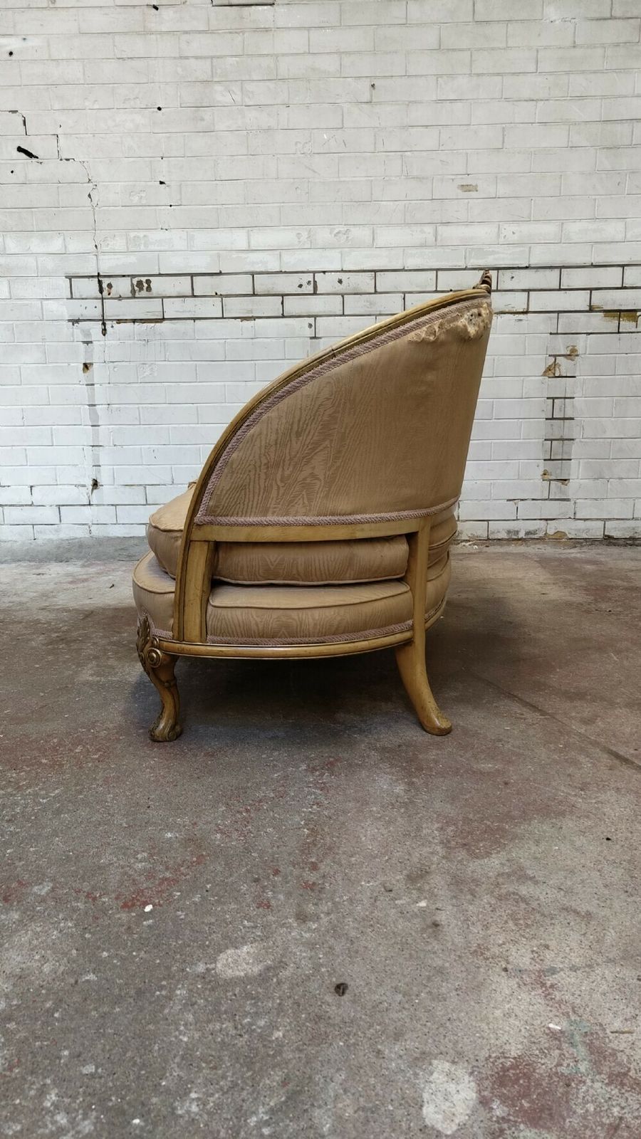 Diminutive Antique Louis XV Style Two Seater Salon Hall Sofa C1900 photo Furniture