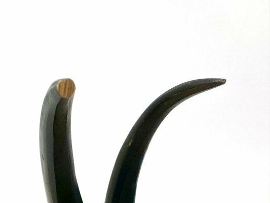 photo for sale Art Deco Wooden Billy Goat Bookends From Rhön Kunst, 1930s, Set Of 2