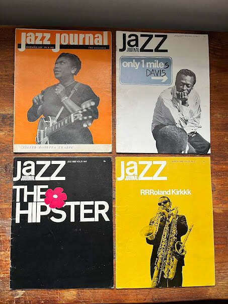 Vintage Jazz Journal Magazine Cover Artwork   Big Bill Broonzy 1958 photo for sale