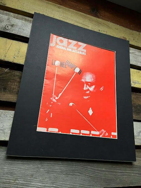 Vintage Jazz Journal Magazine Cover Artwork   Lionel Hampton 1974 photo furniture