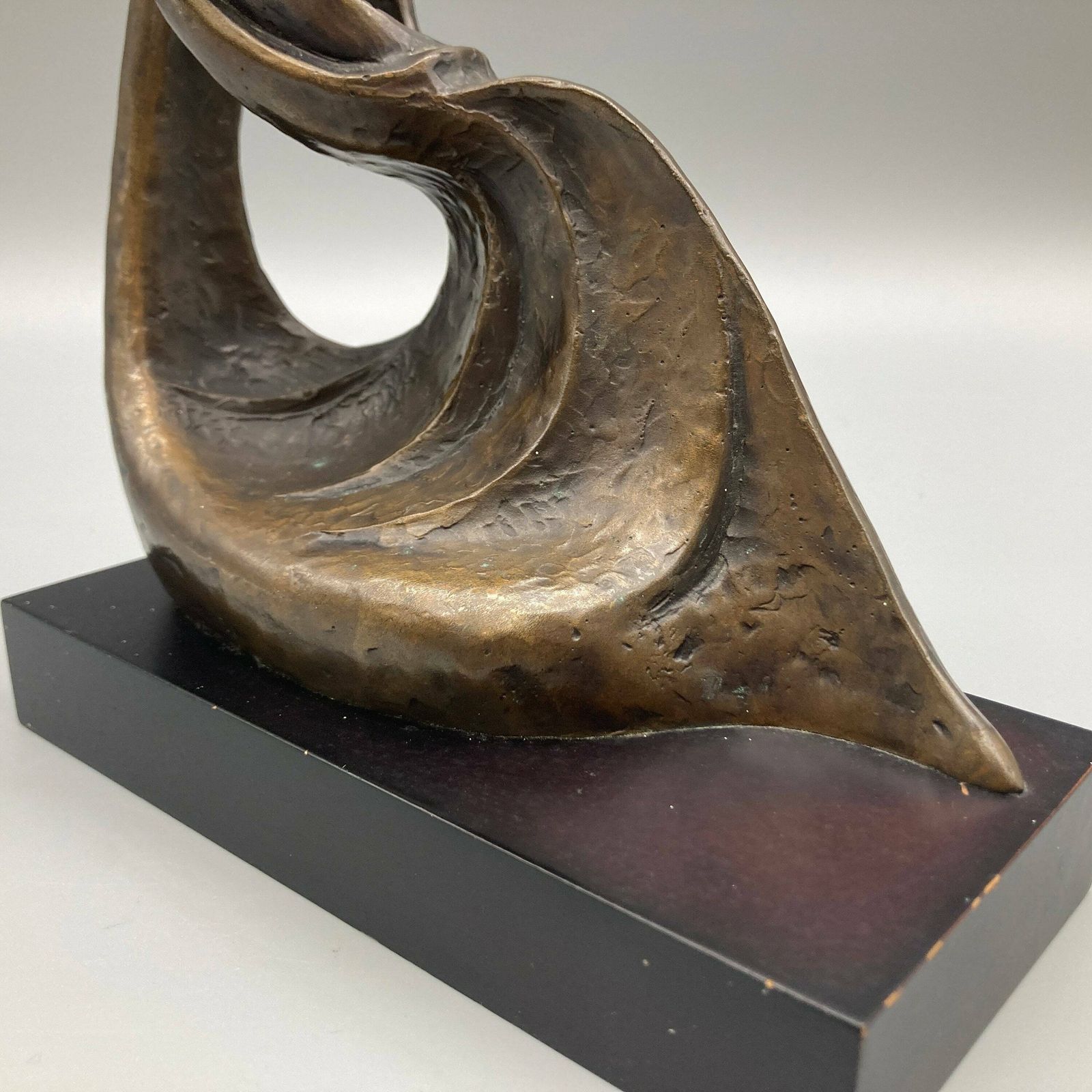 Bernard Kim 'Mother And Child' Modernist Bronze Sculpture By Bronzart USA photo 95.0