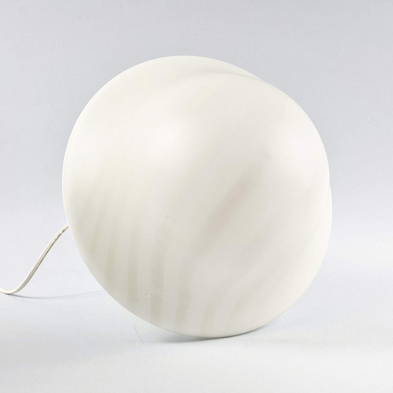 Large Mid Century Space Age Glass Mushroom Table Lamp From Peill & Putzler, Germany, 1970s photo vintage