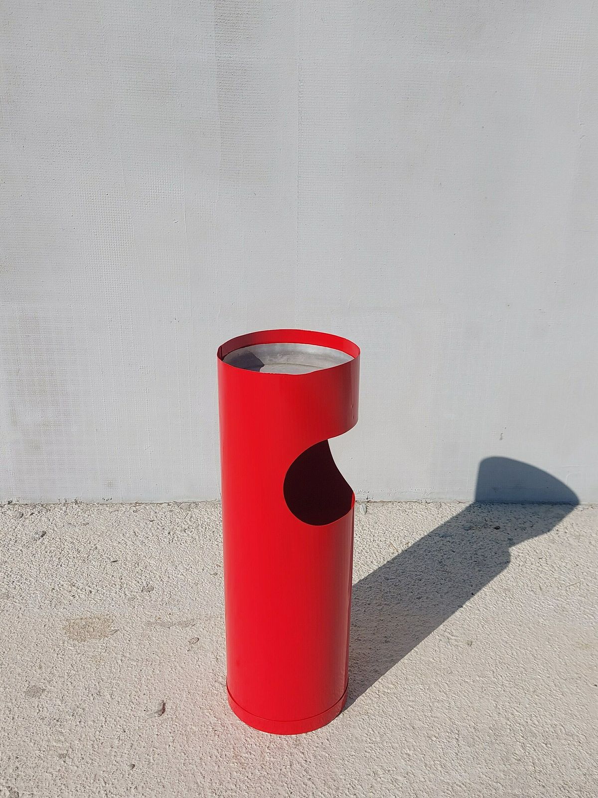 Retro Standing Ashtray/Standing Ashtray With Trash Can/Retro Metal Ashtray / Mcm Bar,Bistro,Restaurant Standing Ashtray With Trash Can/70's photo buy