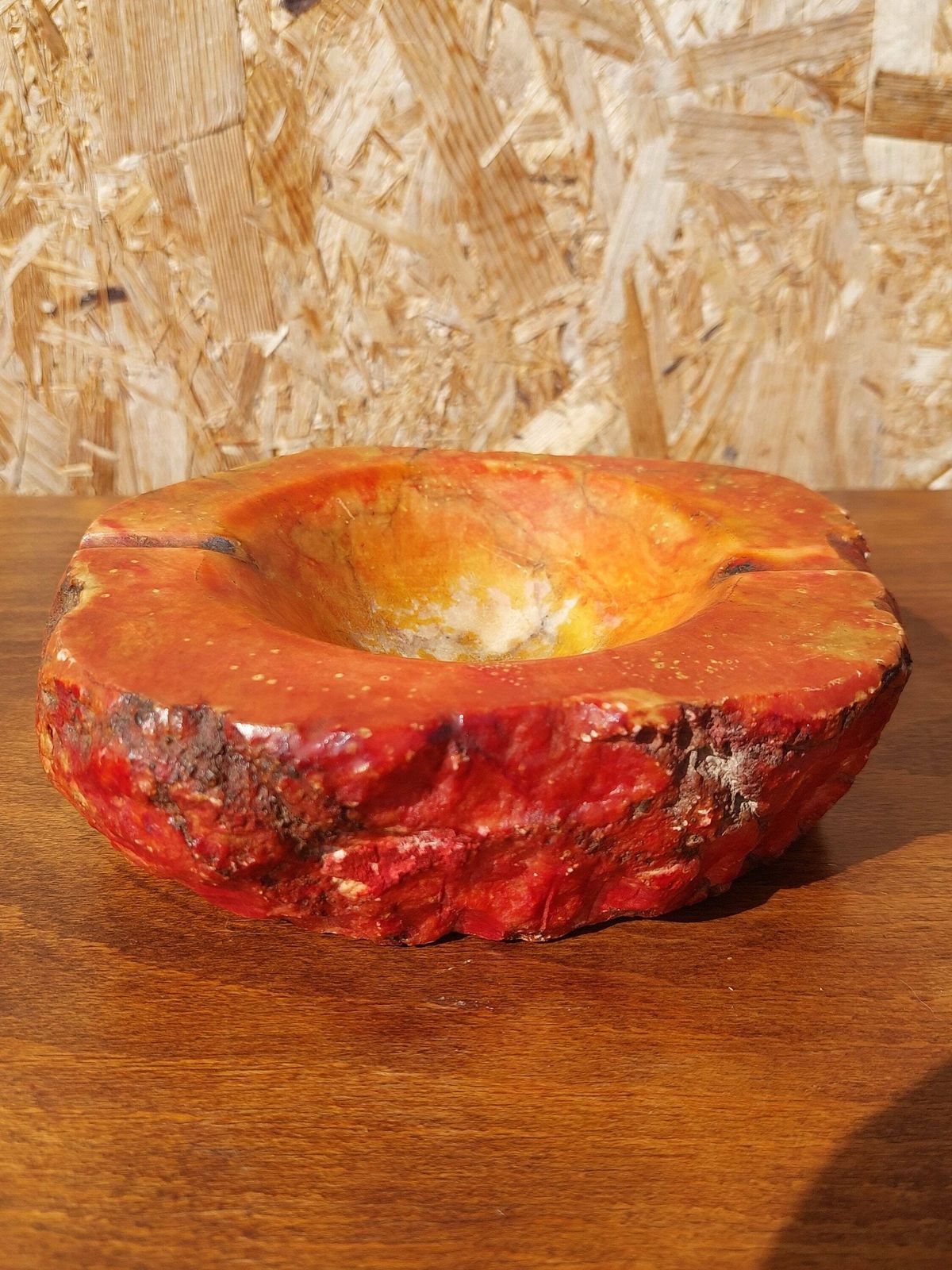 Vintage Alabaster Ashtray / Unique Alabaster Ashtray / Retro Ashtray / Mcm Alabaster Ashtray /Made In Italy / 70's