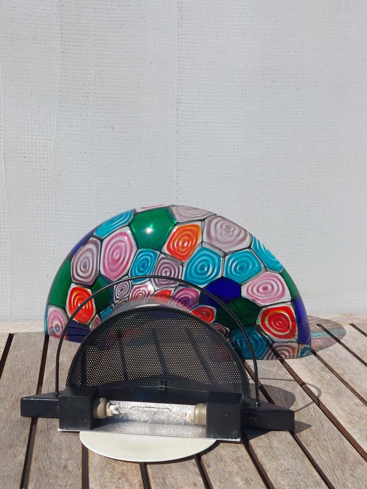 photo for sale Murano Wall Lamp / Leucos Wall Lamp / Murano / Mcm Murano Wall Lamp / Mcm Wall Light / Murano Lightning / Mcm Lightning / Italy / 70's