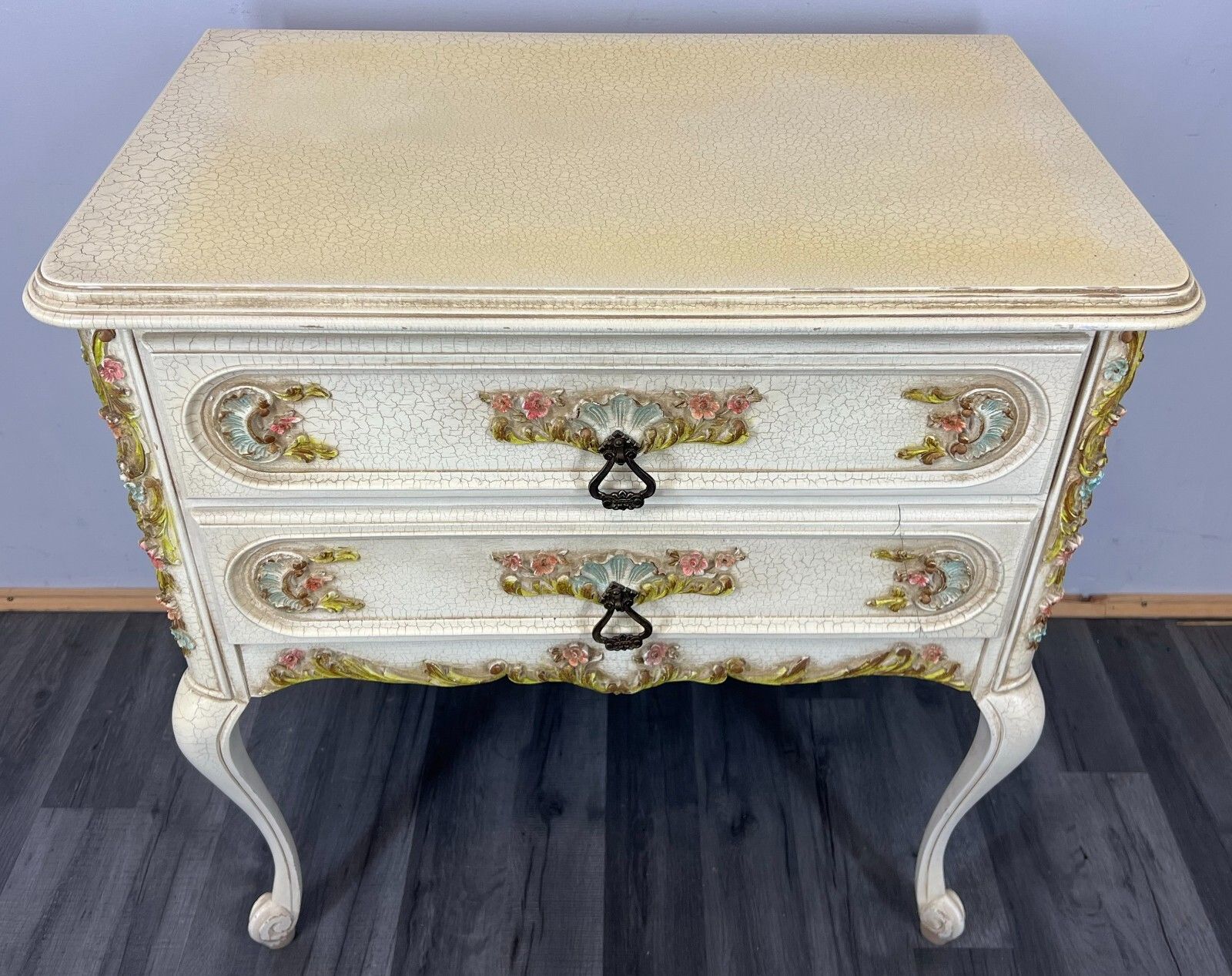Shabby Chic French Louis XIV Chest Of Drawers Sideboard Cabinet Storage Lot 3467