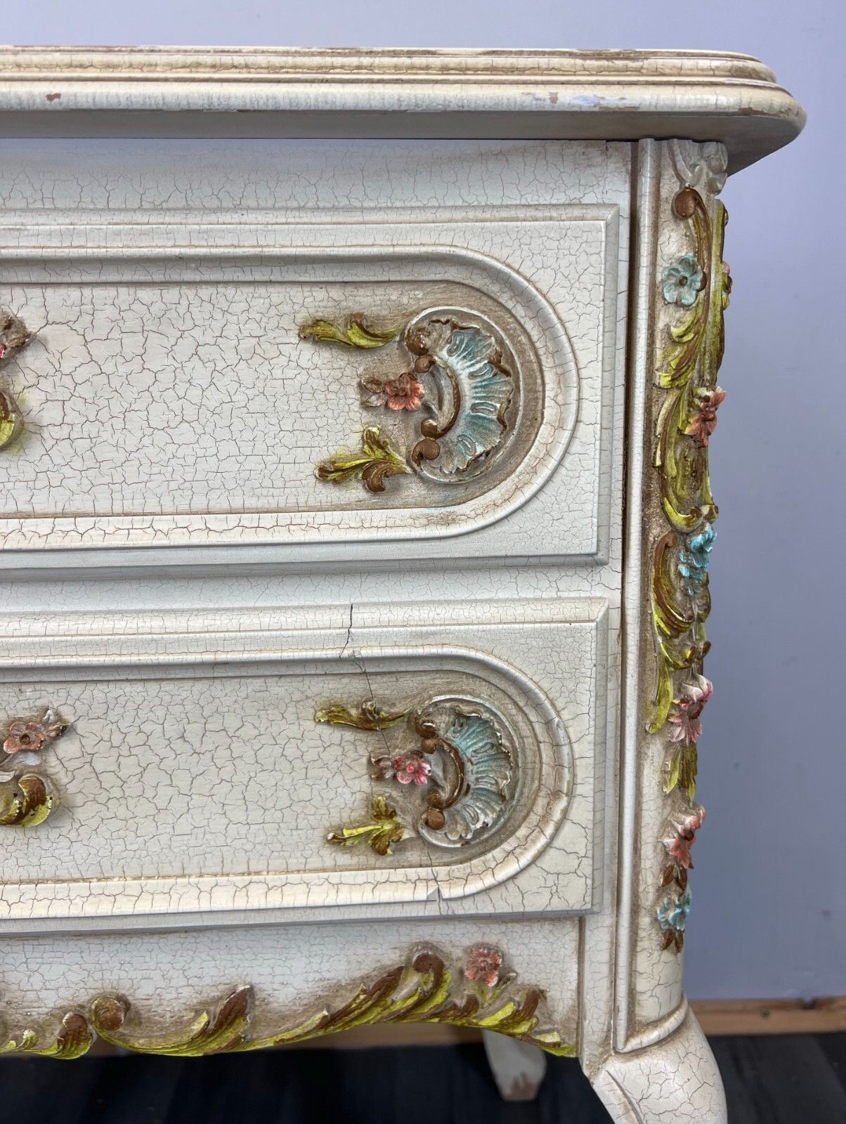 Shabby Chic French Louis XIV Chest Of Drawers Sideboard Cabinet Storage Lot 3467 photo 279.0