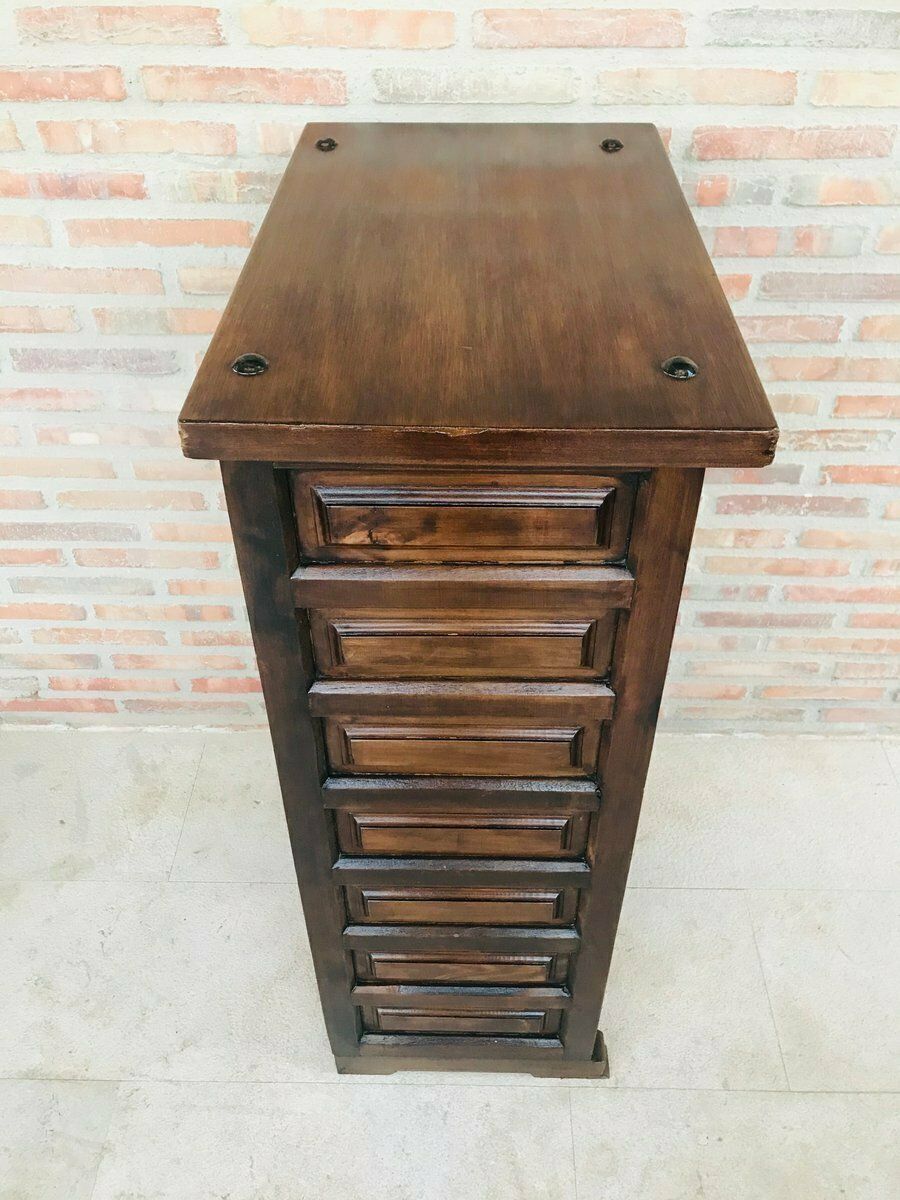 Antique Spanish Carved Walnut Tuscan Sifonier photo vinterior