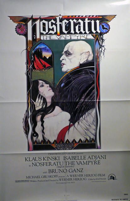 Nosferatu – The Vampyre , Original Us Movie Poster 1989