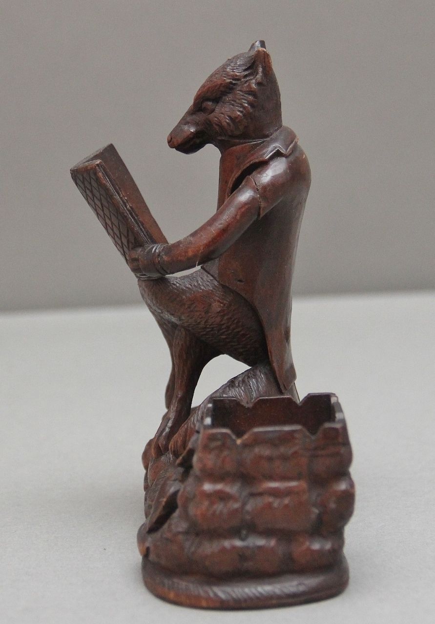 19th Century Black Forest Carving Of A Fox photo 850.0