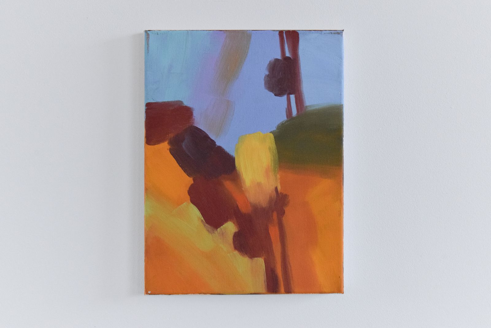 Contemporary Original Small Abstract Acrylic On Canvas Painting By Jim Ridout photo for sale